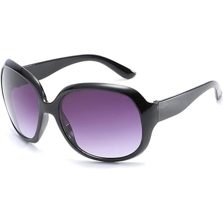 Svarte Solbriller Vintage Store Ramme Dame Shades UV400 Solbriller