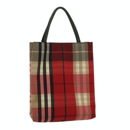 Burberry Vintage, Pre-owned Canvas Handbag Rood, Dames, Maat:ONE Size