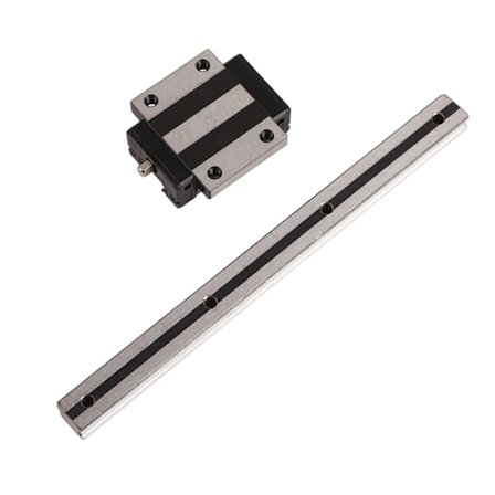 Linjär Rörelse Guide Slider Block Set 200mm Rost- och Korrosionsbeständig Lagerstål för 3D-skrivare