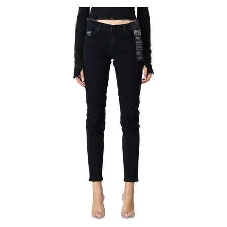 Versace, Slim-fit Jeans Zwart, Dames, Maat:W29