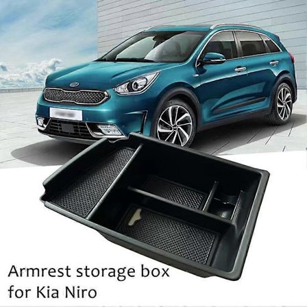 Til Kia NIRO 16-22 Bil Centerkonsol Organizer Bakke Center Armlæn Sekundær