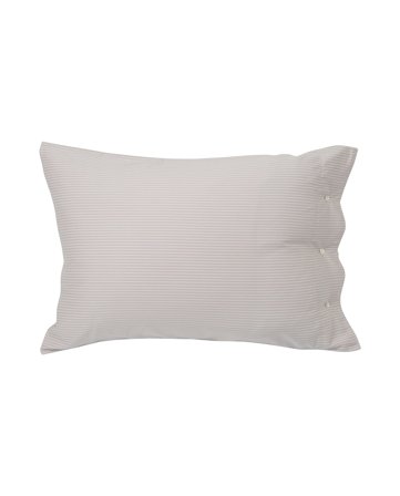 Lexington Hotel striped pillowcase in light beige/white lyocell