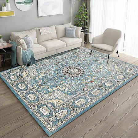 Europeiska hovstil mattor för vardagsrum stor storlek hög kvalitet hem matta sovrum tjockna salong matta vintage persisk matta