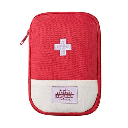 Oppbevaringsveske for medisin Mini tom førstehjelpspose for nødsituasjoner