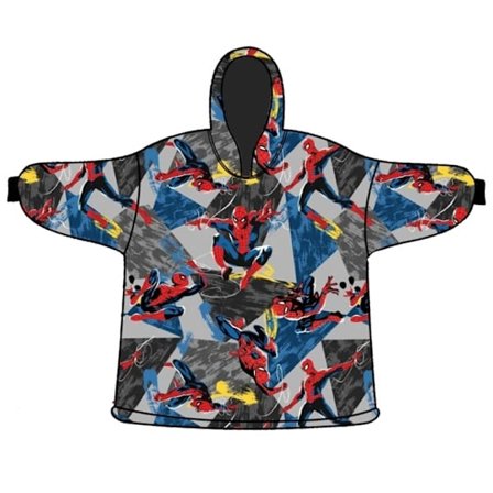 Spider-Man fleecefilt poncho