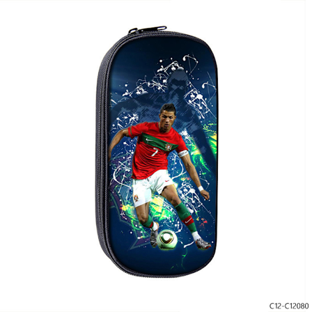 Ronaldo #7 Stor Kapacitet Blyant Pen Etui Til Kontor College Stor Opbevaring Høj Kapacitet Taske Pung Holder Box Makeup Taske Til Voksne
