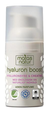 Matas Natur Hyaluron Boost Serum med Hyaluronsyre & Creatine 30 ml, Skincare, Ansigtspleje, Serum