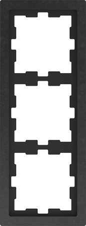 Schneider Electric MTN4030-6547 Kombinationsram 3-fack, sten, skiffer, Strömbrytare & vägguttag