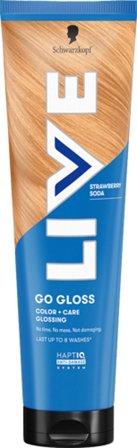 Schwarzkopf LIVE Go Gloss Strawberry Soda (W) Strawberry Soda, Hår, Hårfarve, Washouts