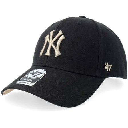 47 Brand - MLB Svart adjustable Keps - New York Yankees Ballpark 1 Mvp Black/Grey Adjustable @ Hatstore