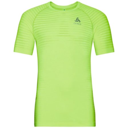 Odlo Men's Essential Seamless T-Shirt Men Short sleeved fitness sweater Green M