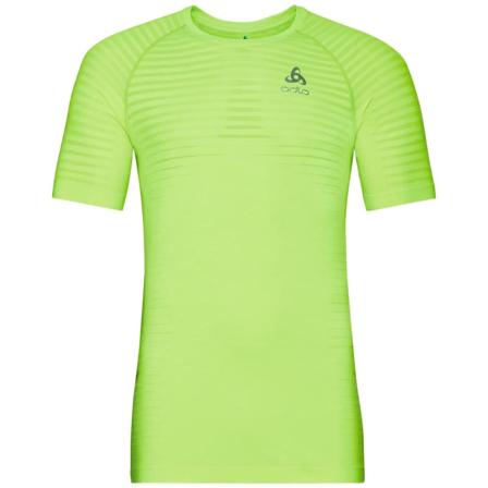 Odlo Men's Essential Seamless T-Shirt Men Short sleeved fitness sweater Green XL