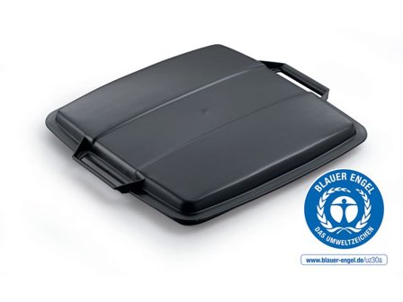 DURABLE Lock DURABIN Eco 90L svart - Lyreco - Städ och hygien - Avfallshantering och källsortering - Sortering och återvinning