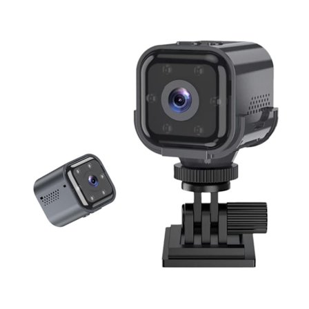 Mini Wifi Kamera Dold Kamera Säkerhetskamera Nanny Kamera 100 Dagars Standby Batteri Rörelsedetektering Varningar AI Mörkerseende YEMAESRE