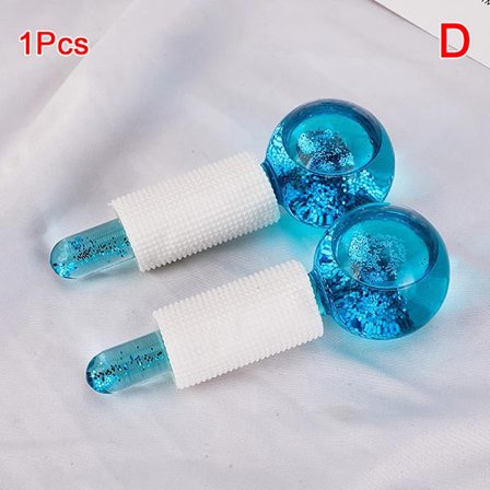 Crystal Face Roller Ansigtsmassagebold Ansigtsafkølende Roller Magic Cold Ball til Øjenmassage Skønhed Ishockey Energi Hudpleje