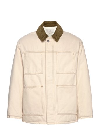 AMI Padded Worker Jacket - Cream - M