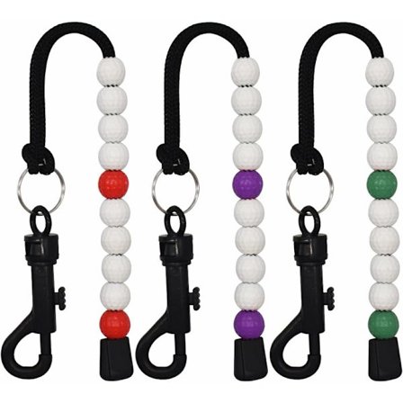 Golf-lyöntilaskuri, Xiuyer 3 kpl golfpallolaskurit, urheilugolflaskurit pidikkeellä, lyöntituloslaskuri, golftuloslaskuri ulkoiluaktiviteetteihin 