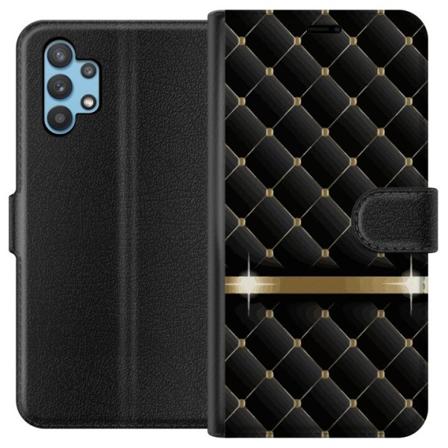 Samsung Galaxy A32 5G Plånboksfodral Lyxig Svart