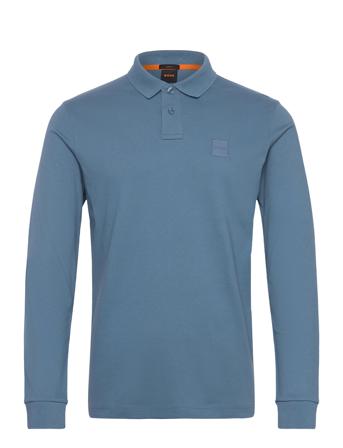 Passerby Tops Polos Long-sleeved Blue BOSS