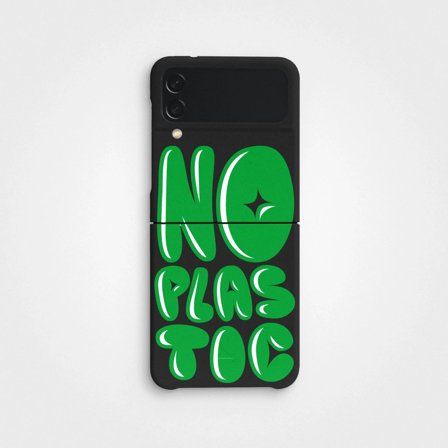 Eco-Friendly Mobile Case Black Graffiti No Plastic | agood company, Samsung Flip 2022