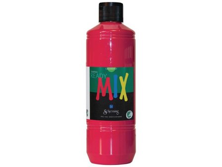 Readymix Svanenmärkt 500ml primärröd - Lyreco - Skola och förskola - Målarfärg och tillbehör - Readymix