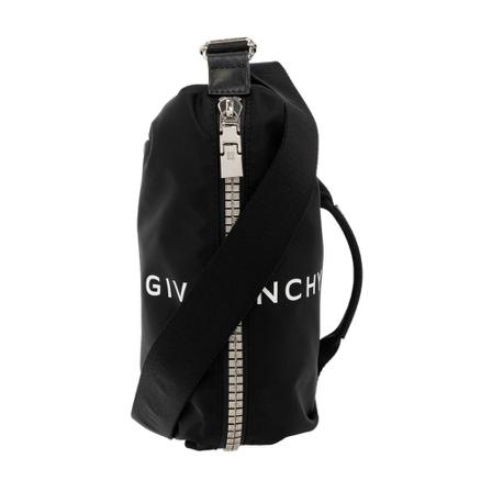 Givenchy, G-Zip shoulder bag Zwart, Heren, Maat:ONE Size,nylon