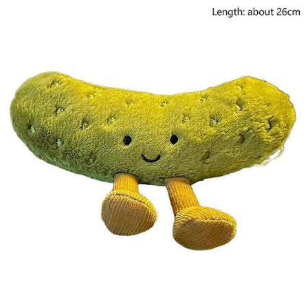 Original Grøn Sur Syltet Agurk Plys Legetøj Dukke Blød Udstoppede Planter Sjove Plys Legetøj Til Piger Børn Fødselsdagsgave Boligindretning