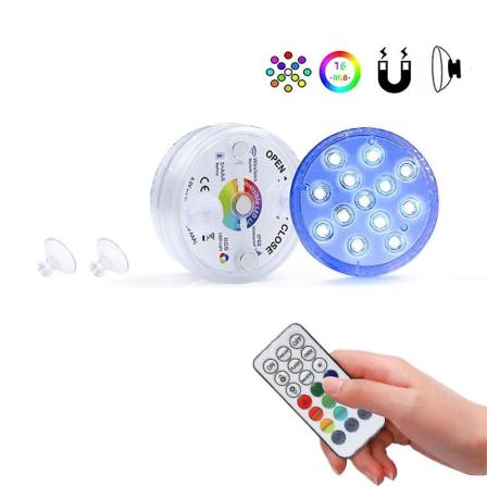 10-pakkaus upotettavia LED-valoja Ip68 vedenpitävä johdoton RGB-allasvalo kaukosäätimellä [LGL]