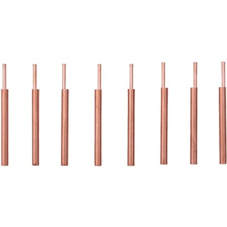 8 stk. aluminiumoxid svejsenål 3 mm excentrisk stang svejsemaskine svejsepen batteri lodning nikkelplade