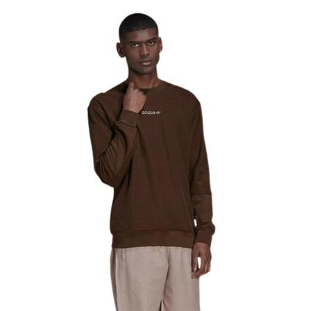 Adidas Originals Men; Loopback Crew &;Textures Pack&39; Hp0437 Brun, Herre Sweatshirts