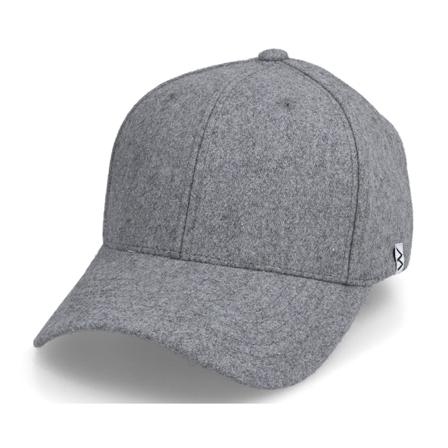 Wei - Grijs adjustable Cap - WINT Wool/Felt Grey High Crown Adjustable @ Hatstore