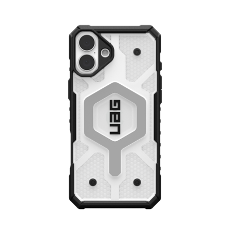 UAG Pathfinder Clear Magsafe iPhone 16 Plus Fodral - Vit