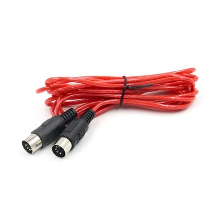 MIDI-förlängningskabel 5-polig hane till hane MIDI-kabel för elpiano gitarr instrument PC-kabel 5M