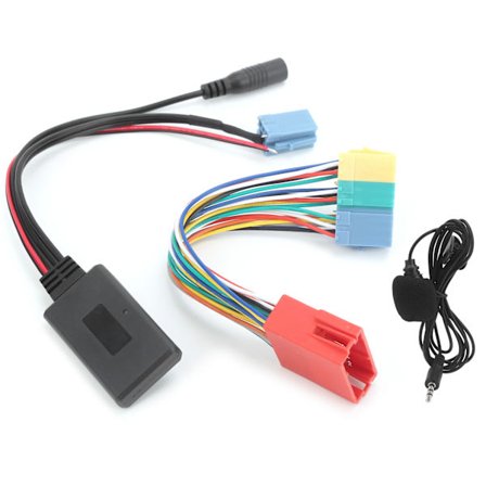 Mikrofonin sovitin, apuäänikaapeli, stereohandsfree, Bluetooth 5.0, 8-napainen, Plug and Play