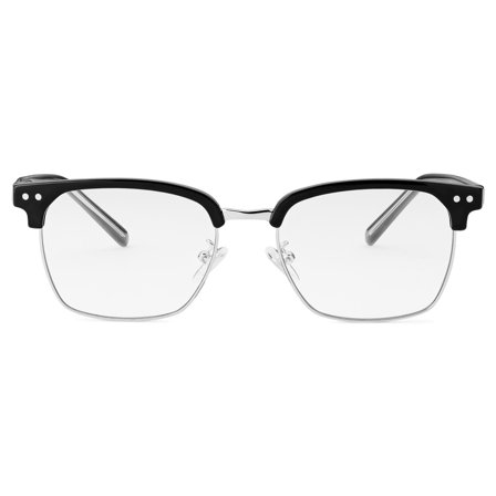 Óculos de Sol Browline com Lentes Transparentes Bloqueio Luz Azul para homens - Óculos com filtro para a luz azul
