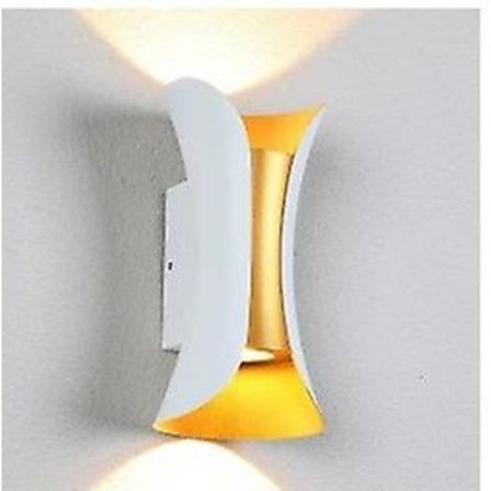 Indendørs væglampe 10w moderne lampe væglampe udendørs op ned væglampe mtal varm hvid intrieur dekorativ til soveværelse maj