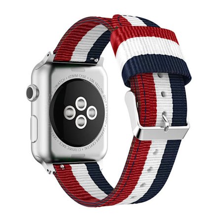 Apple Watch 42mm - Nylonband från Jensen (Stålspänne)