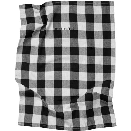 Midnatt Kökshandduk, svartvit-rutig | Matlagning > Köksredskap > Kökshanddukar | Bagaren och Kocken