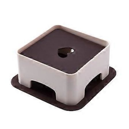 Hevet keramisk hundeskål, justerbare, hevede hundeskåler sklisikker, stående kjæledyrskål (lite bord)