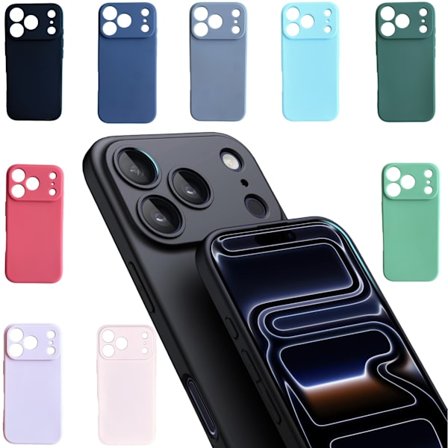 Iphone 17 Pro skal mobilskal silikone / TPU - VÆLG: