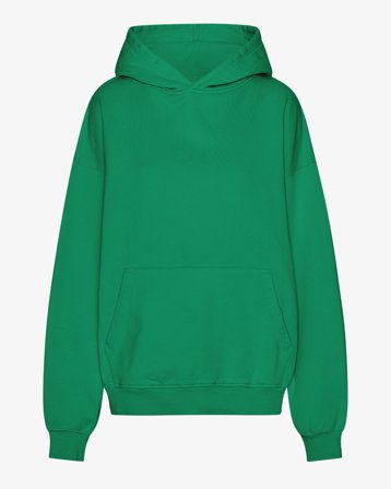 Organic Oversized Hood - Kelly Green L