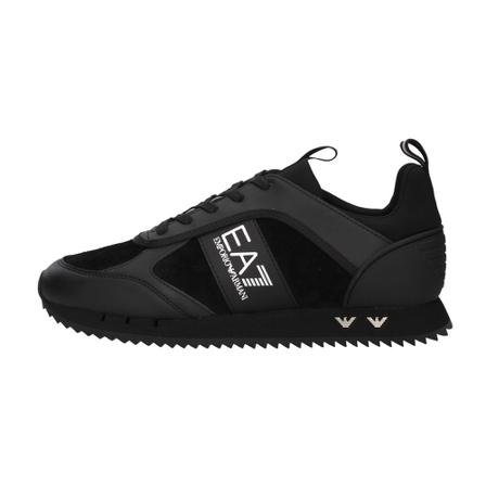 Emporio Armani EA7 Low Top Sneakers , Zwart , Heren , Maat: 46 EU