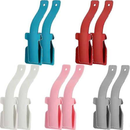 10 Stycken Lat Skohjälp Skolyftare Bärbar Hanterad Skohorn För De Flesta Skor [DB]