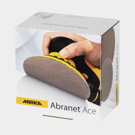 Sanding discs Mirka Abranet Ace, Ø150 mm Grip, P400, 50-pack