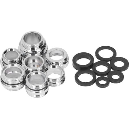 Hane-Hun Vandhane Adapter Sæt med Pakning, Messing Aerator Adapter Sæt til Havevandsslanger og Køkkenvask 7 stk/sæt