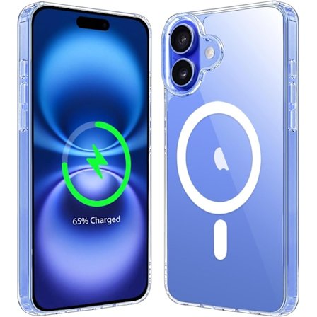 iPhone 16 MagSafe Skal Transparent - Premium