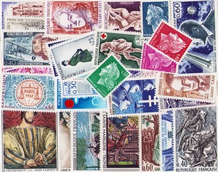 Frankrig - Årgang 1967 - Postfrisk