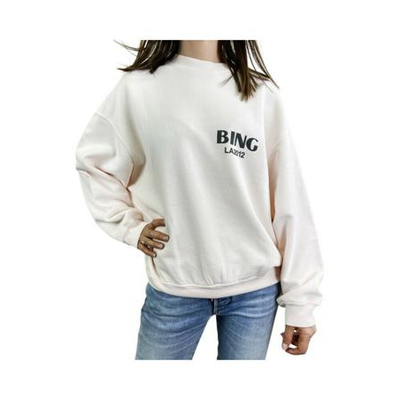 Anine Bing Sweatshirts Hoodies , Wit , Dames , Maat: S
