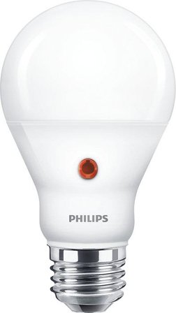 Philips LED Sensor 7,5W E27 2700K Lyspære