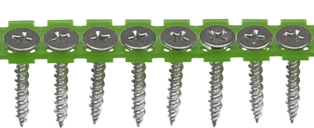 ESSVE GU Kombi Gipsskrue Ø 3,5 mm, båndet, tre/stål, CorrSeal 30 mm, 1000-pakning, Innfesting